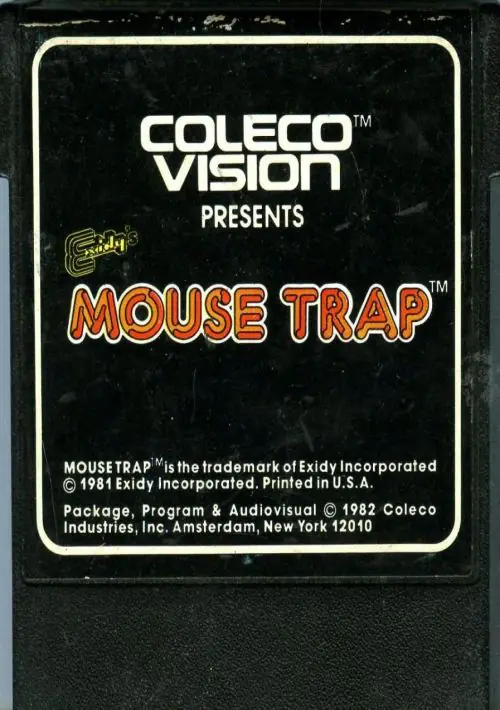 Mousetrap (1982)(Coleco) ROM